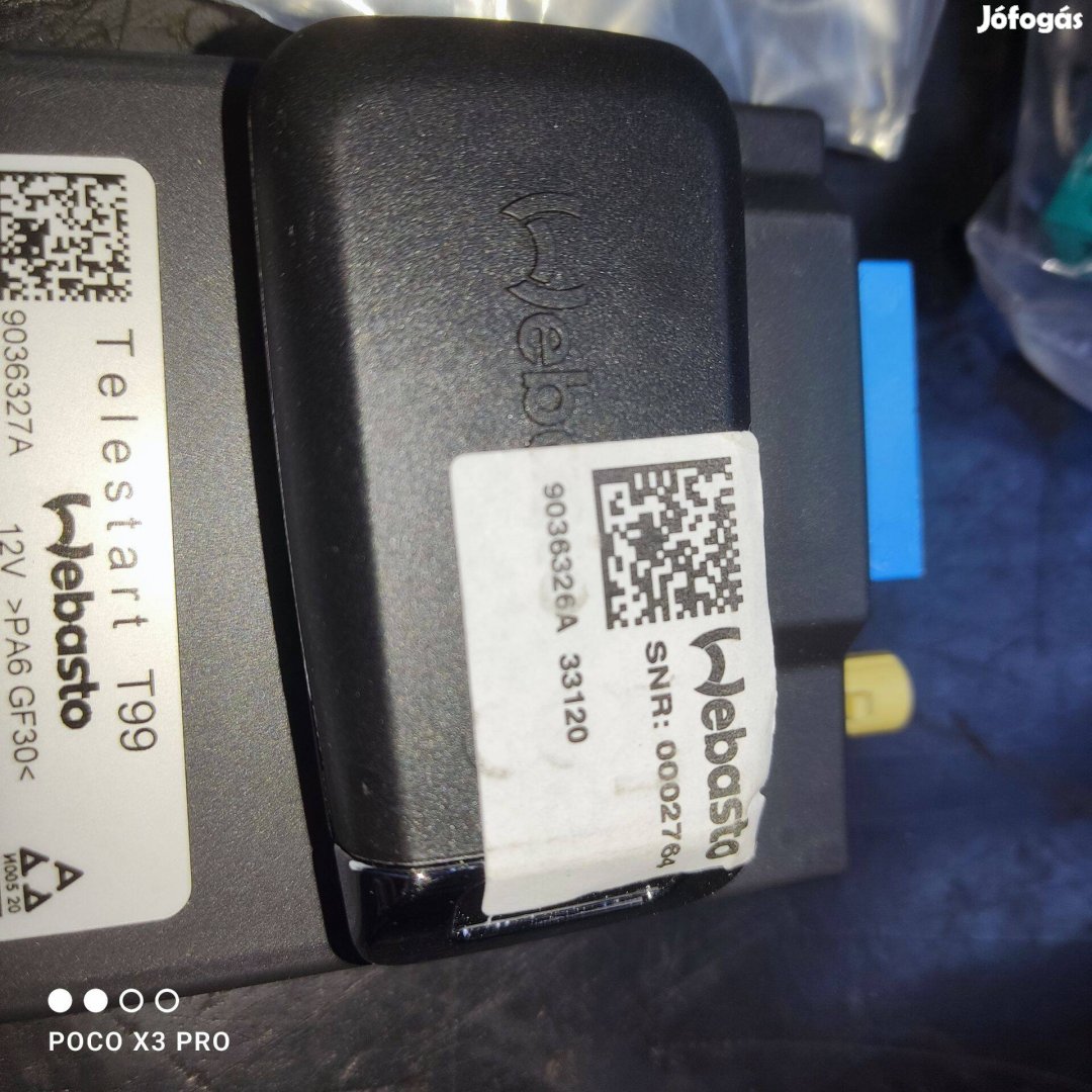 Állófűtés webastó T99 távirányító szett Új ! dobozában