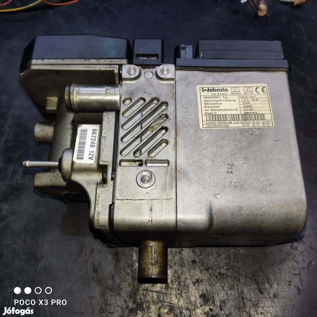 Állófűtés webasto thermo top C kályha