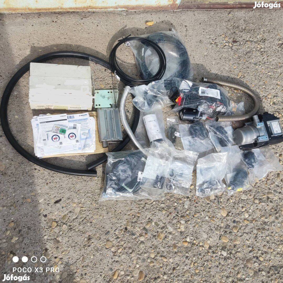 Állófűtés webasto thermo top evo 12v-os diesel komplett szett Új!