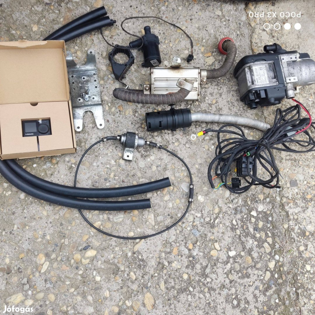 Állófűtés webasto thermo top evo komplett diesel szett