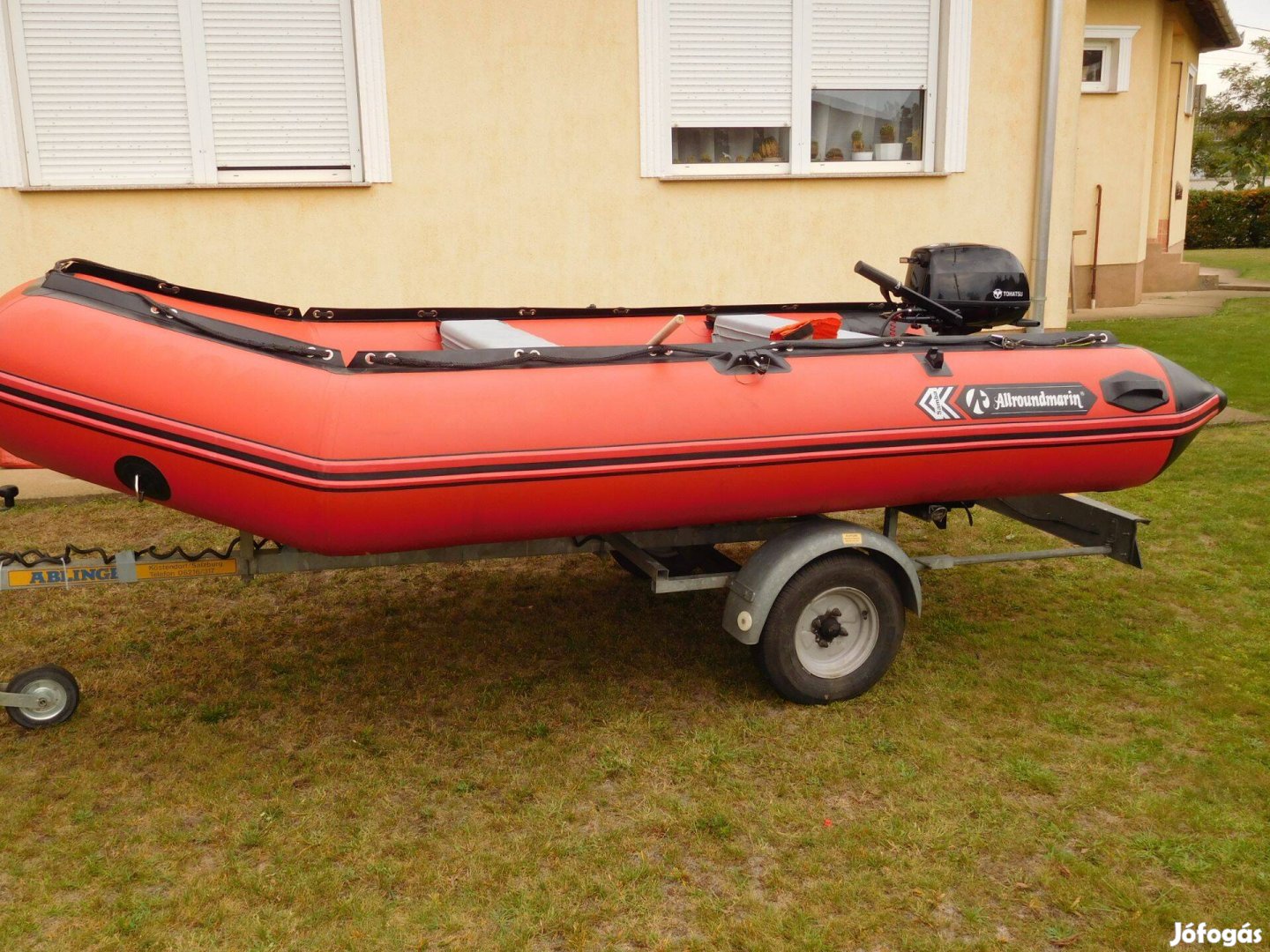 Allroundmarin AS-380 Samba gumicsónak motorral, futóval