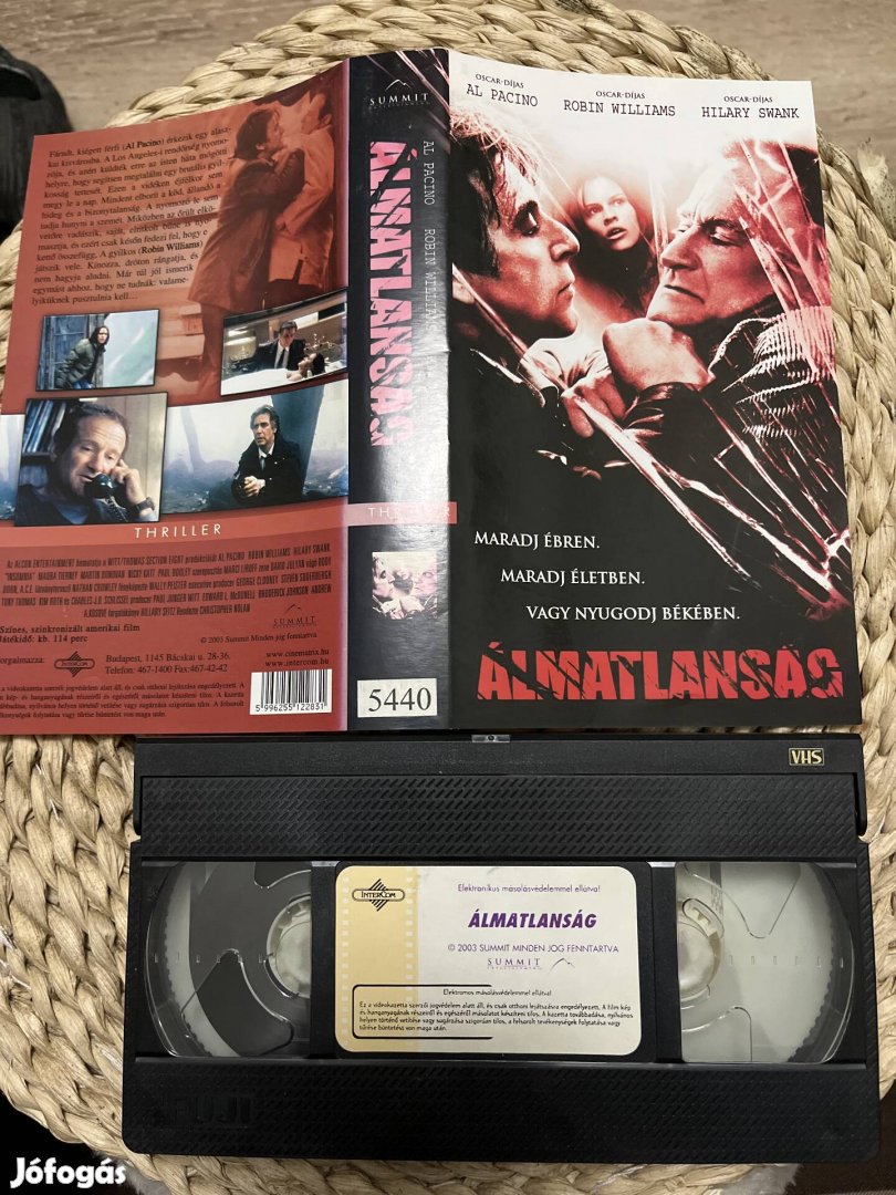 Álmatlanság vhs film 