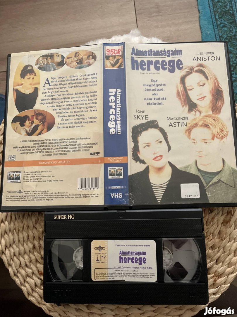 Álmatlanságaim hercege vhs film