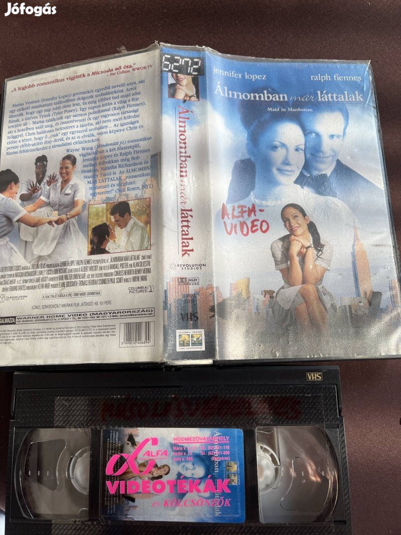 Álmomban már láttalak romantikus vhs