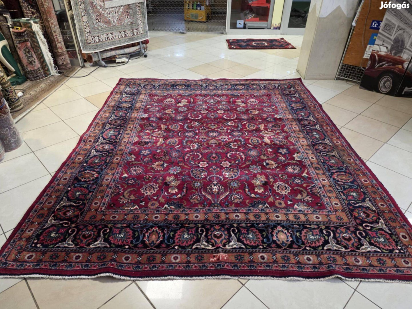 Álomszép 245x290 iráni mesedi kézi gyapjú perzsa szőnyeg