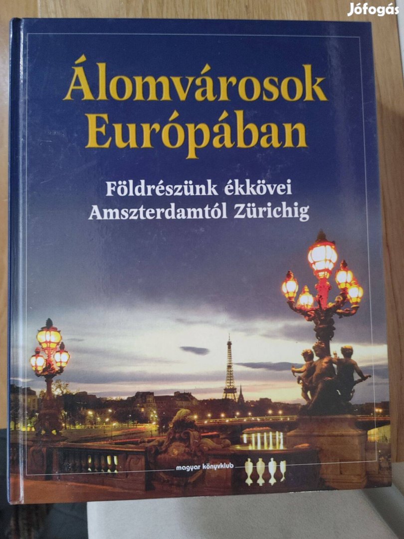 Álomvárosok Európában útikönyv