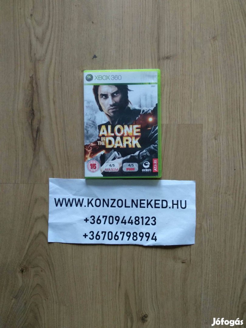 Alone In The Dark eredeti Xbox 360 játék