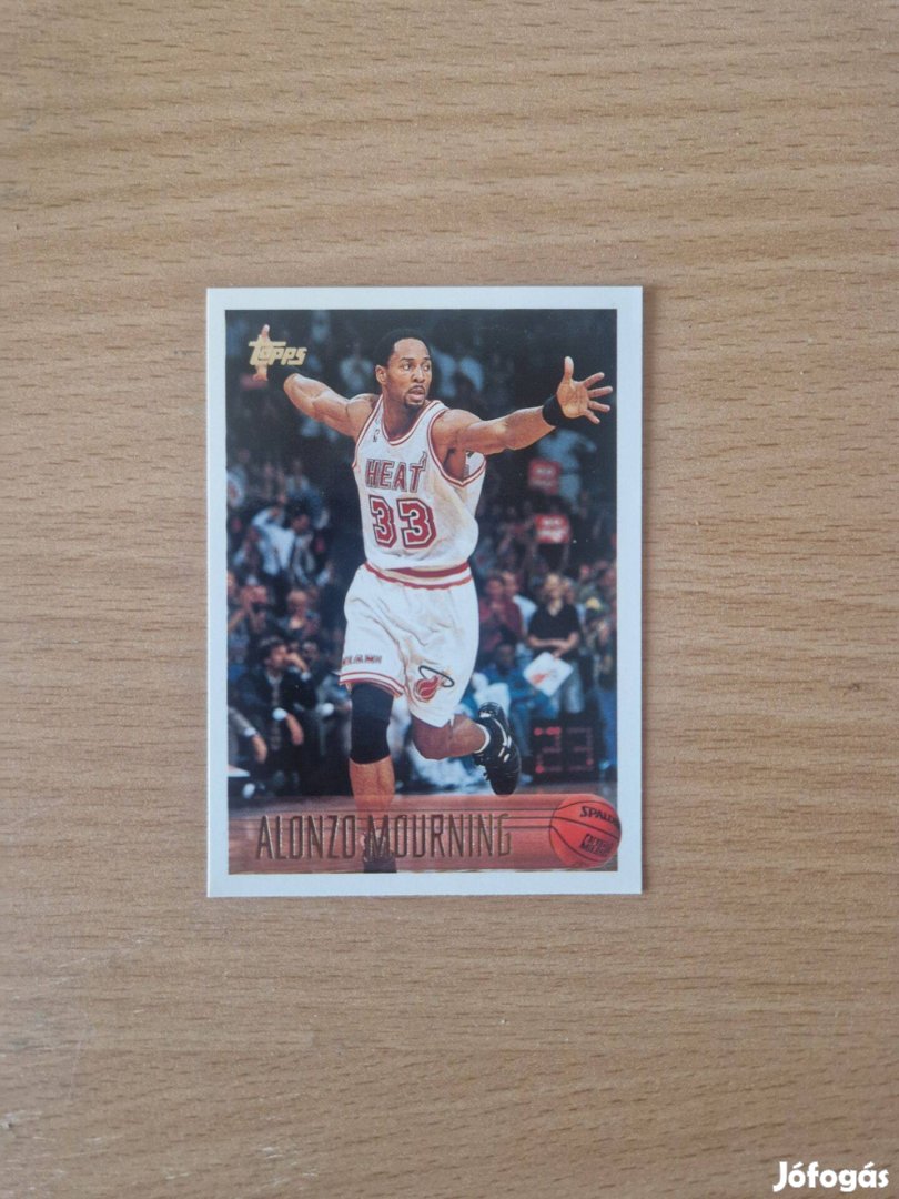 Alonzo Mourning Topps 1996-97 113 kosaras kártya