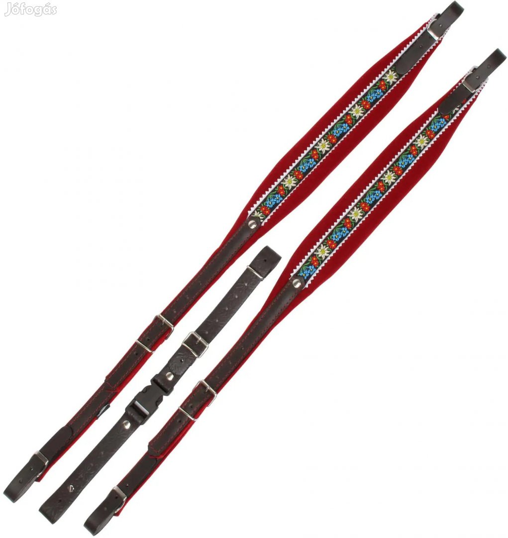 Alpenklang Harmonika Pántok Edelweiss/Piros 4 soros harmonikához