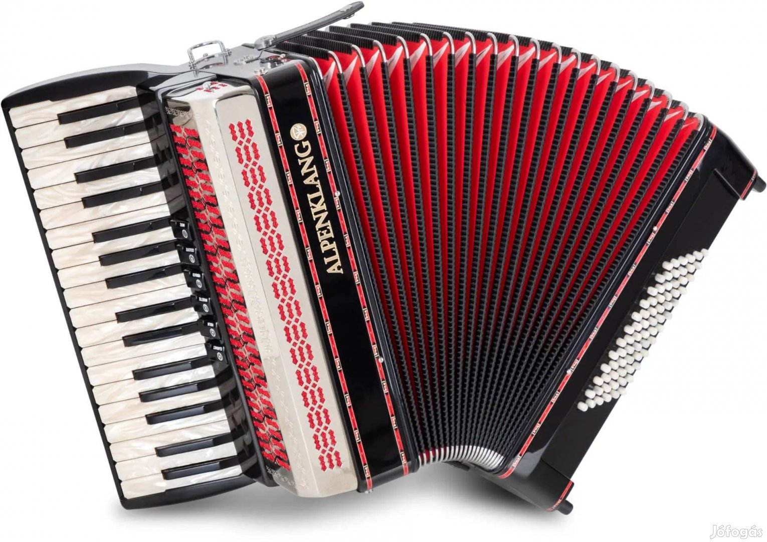 Alpenklang Pro Harmonika III 72 M Fekete