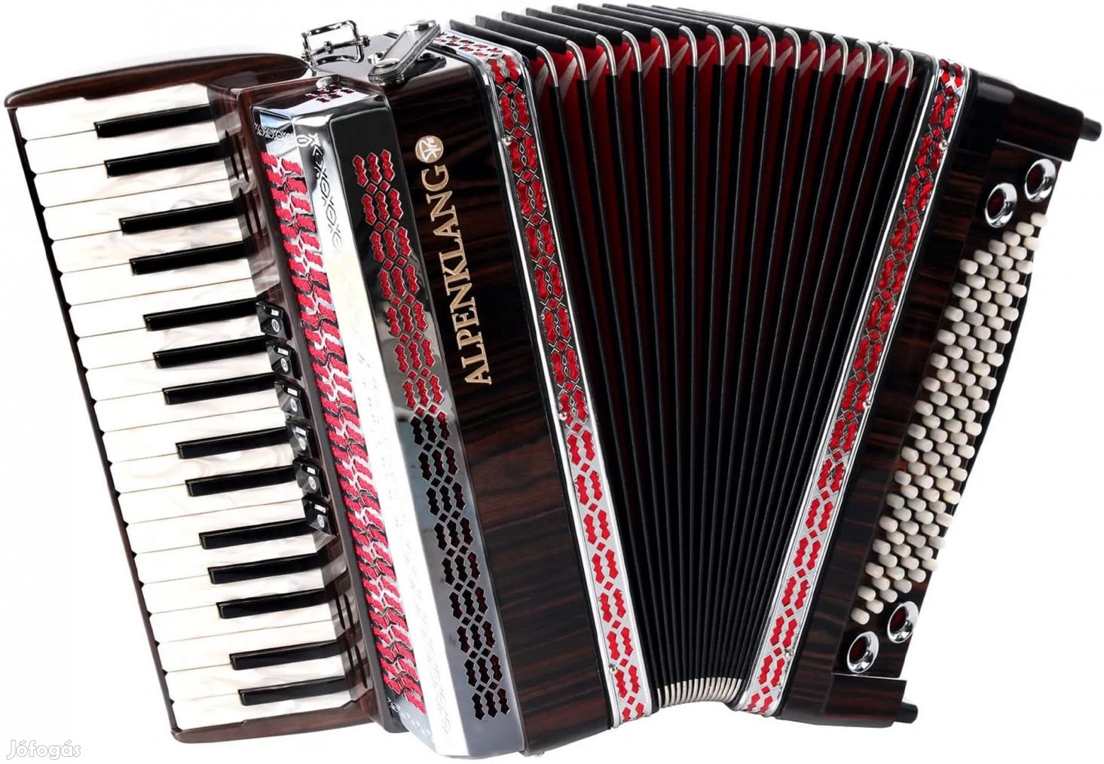 Alpenklang Pro Harmonika III 96 Tasten-Steirische, Ebenholz