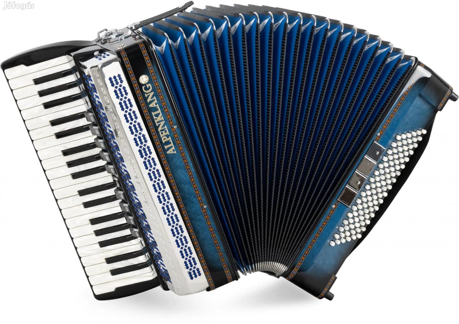 Alpenklang Pro IV 96 M harmonika árnyék kék