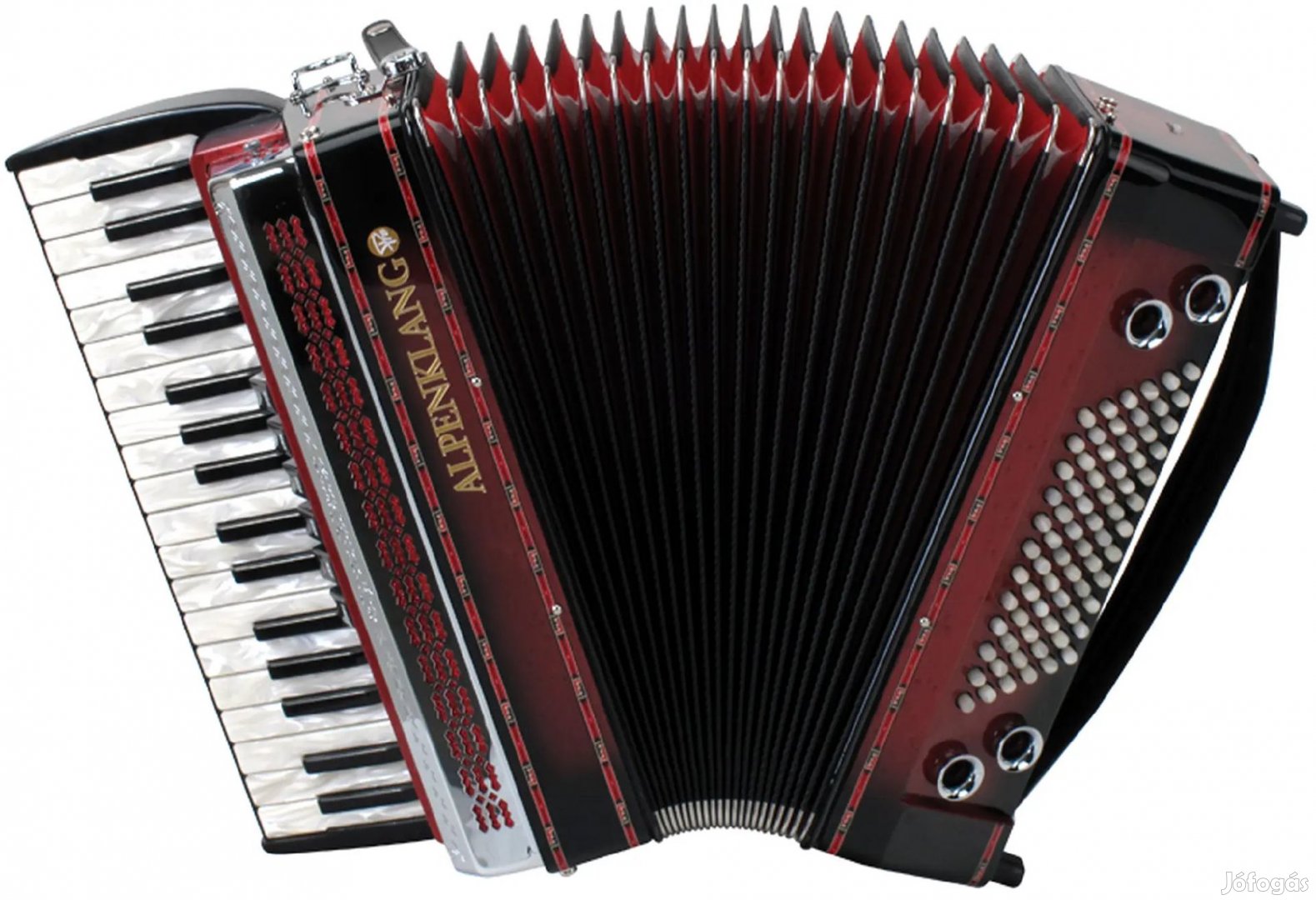 Alpenklang Pro harmonika III 72 MH árnyalat piros