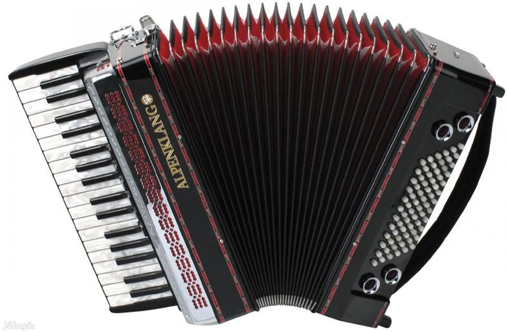 Alpenklang Pro harmonika III 72 MH fekete