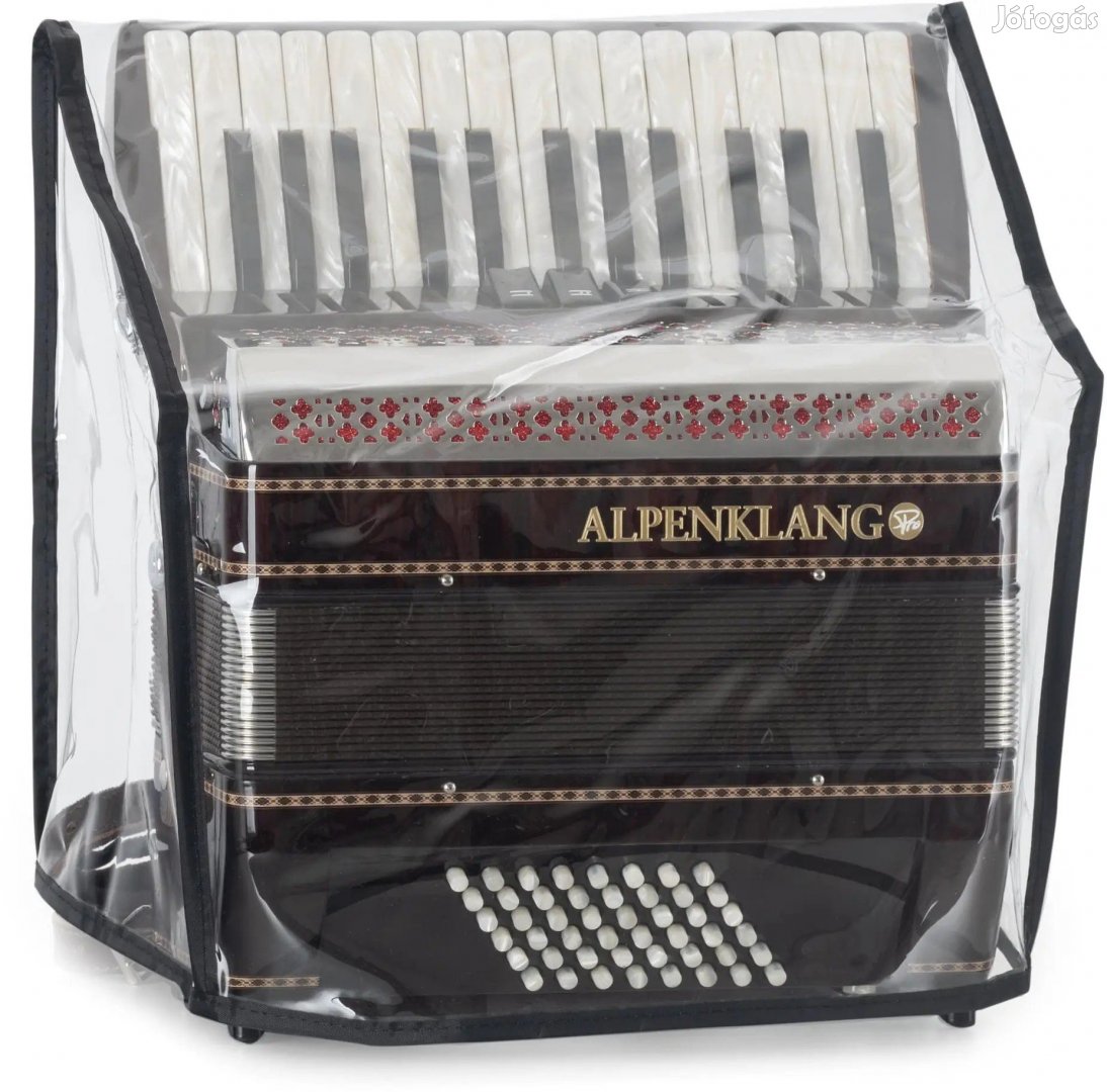 Alpenklang átlátszó tok 48 basszusos harmonikához