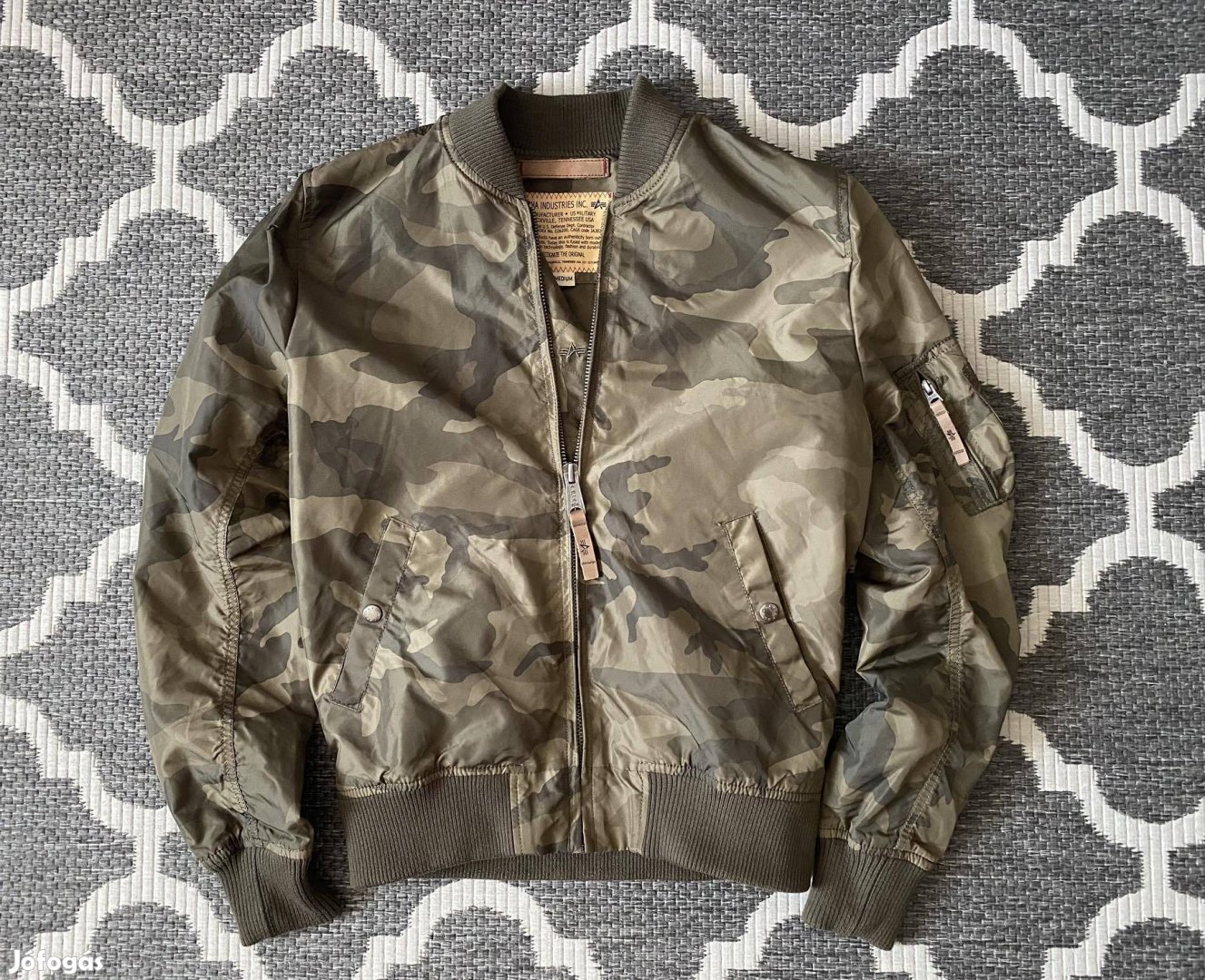 Alpha Industries Férfi  Bomber Dzseki , átmeneti kabát 