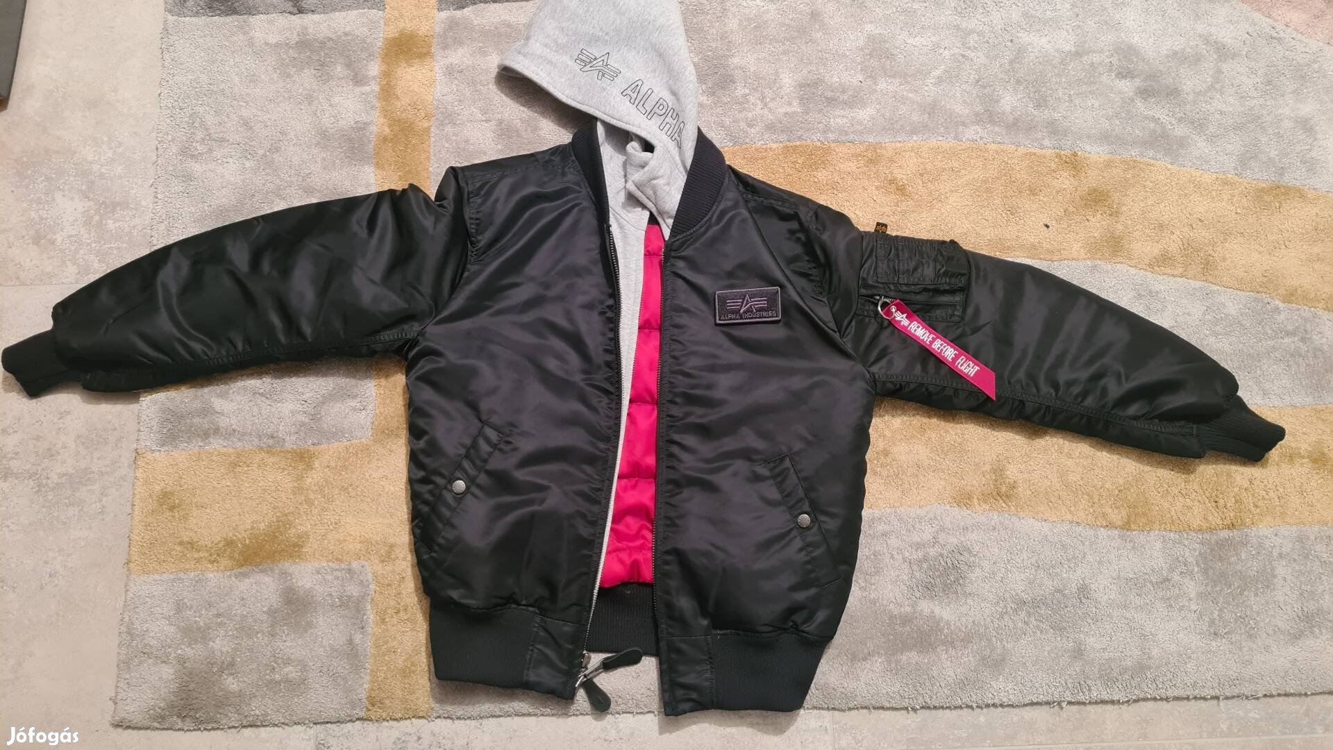 Alpha Industries MA-1 férfi M méretű, eredeti, vadonat új pilótakabát