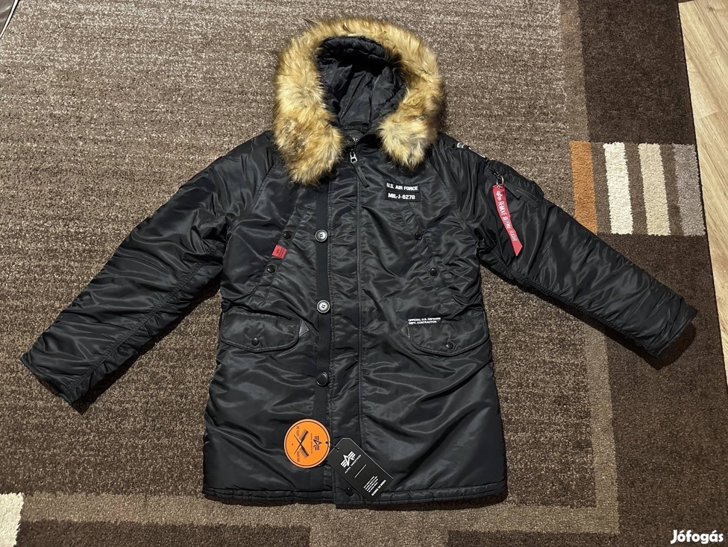 Alpha Industries N-3B Airborn M-és télikabát új