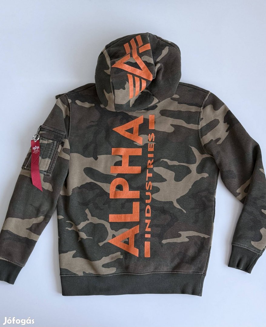 Alpha Industries S Camo hoodie