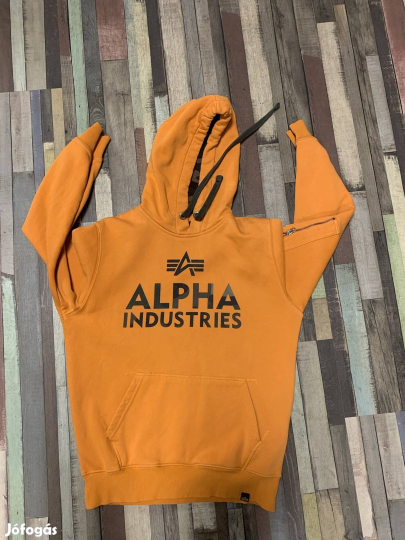 Alpha Industries férfi pulcsi S-es