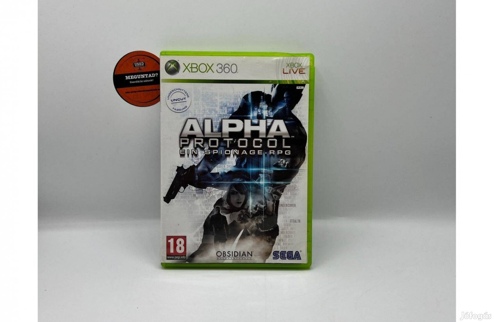 Alpha Protocol - Xbox 360 játék, használt