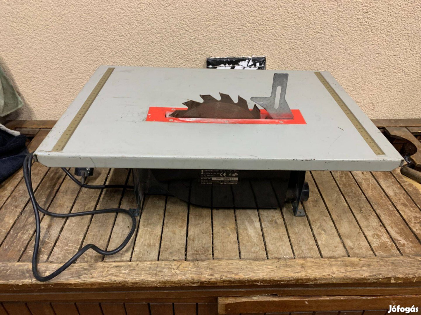 Alpha Tools tk 200mm Asztali Körfűrész