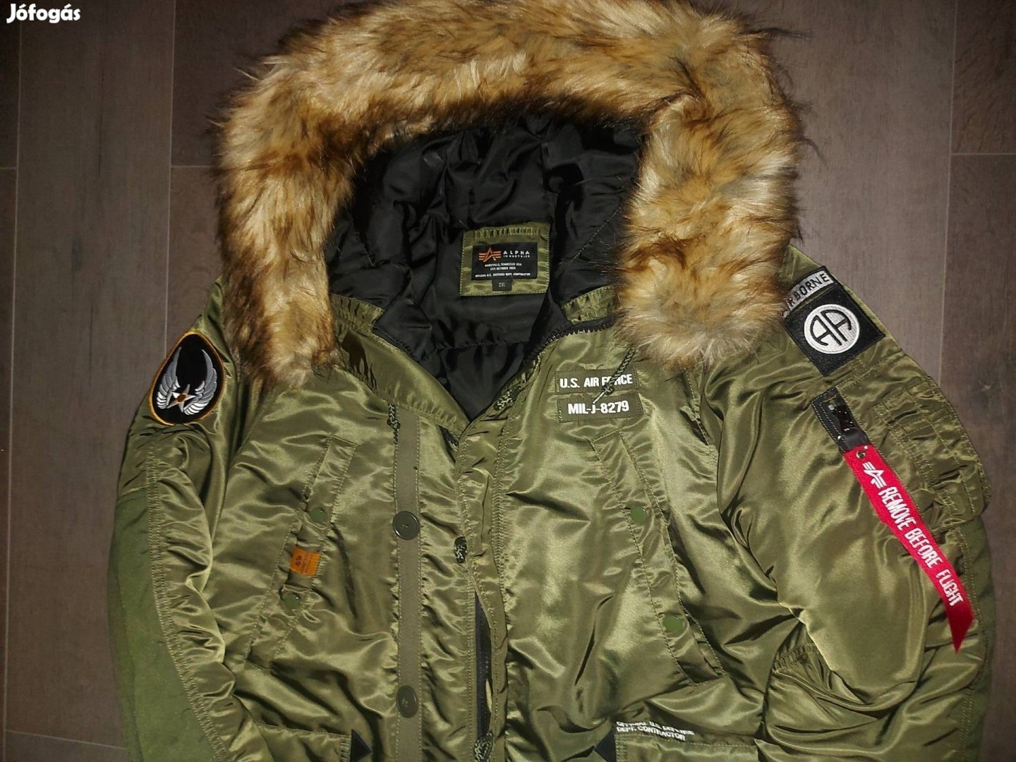 Alpha industries N3B Airborne XXL téli kabát 