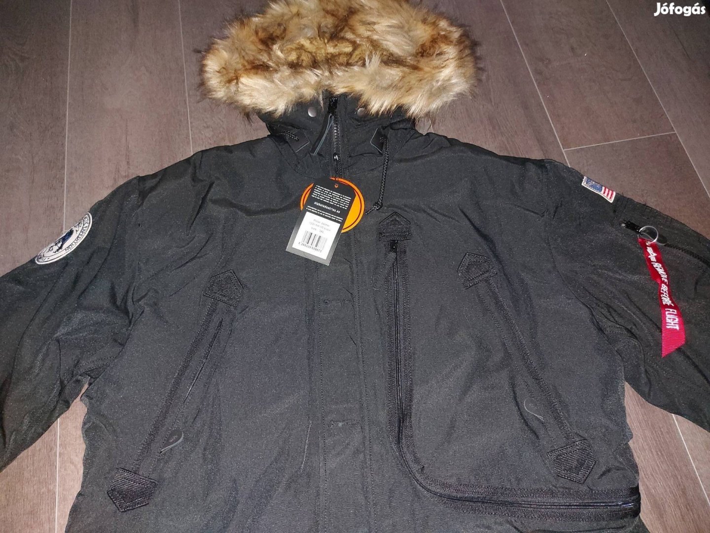 Alpha industries Polár parka 3XL téli kabát 