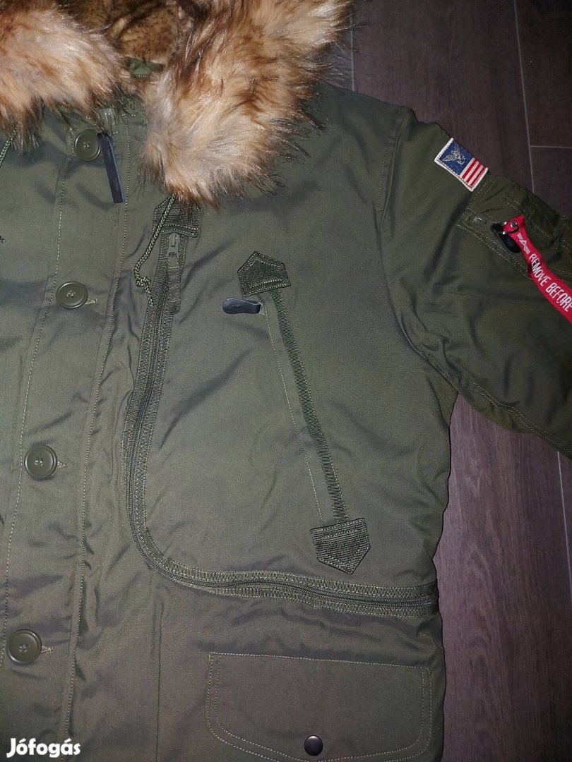 Alpha industries polár parka XXL téli kabát 