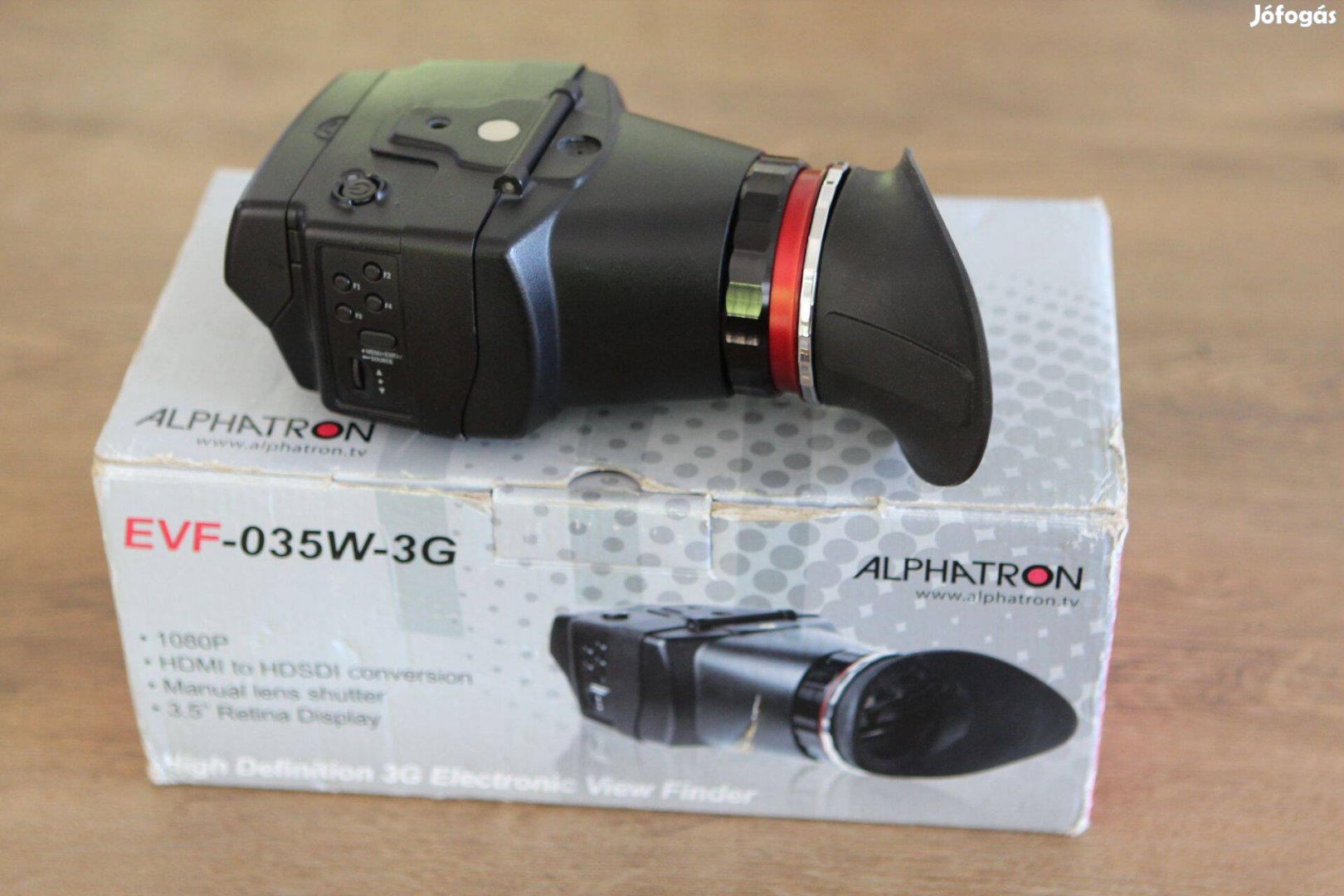 Alphatron EVF-035W-3G Viewfinder 3,54" (960x640, 16:9) újszerű állapot