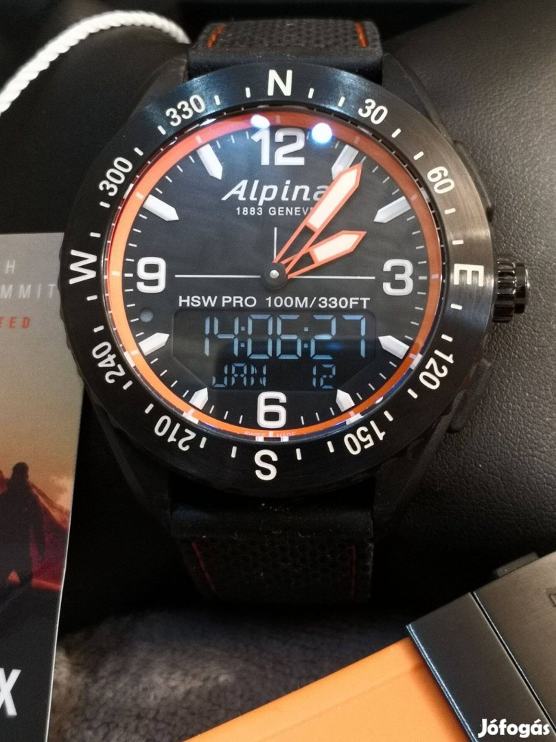 Alpina Alpinerx Smartwatch AL-283LBO5AQ6 férfi karóra