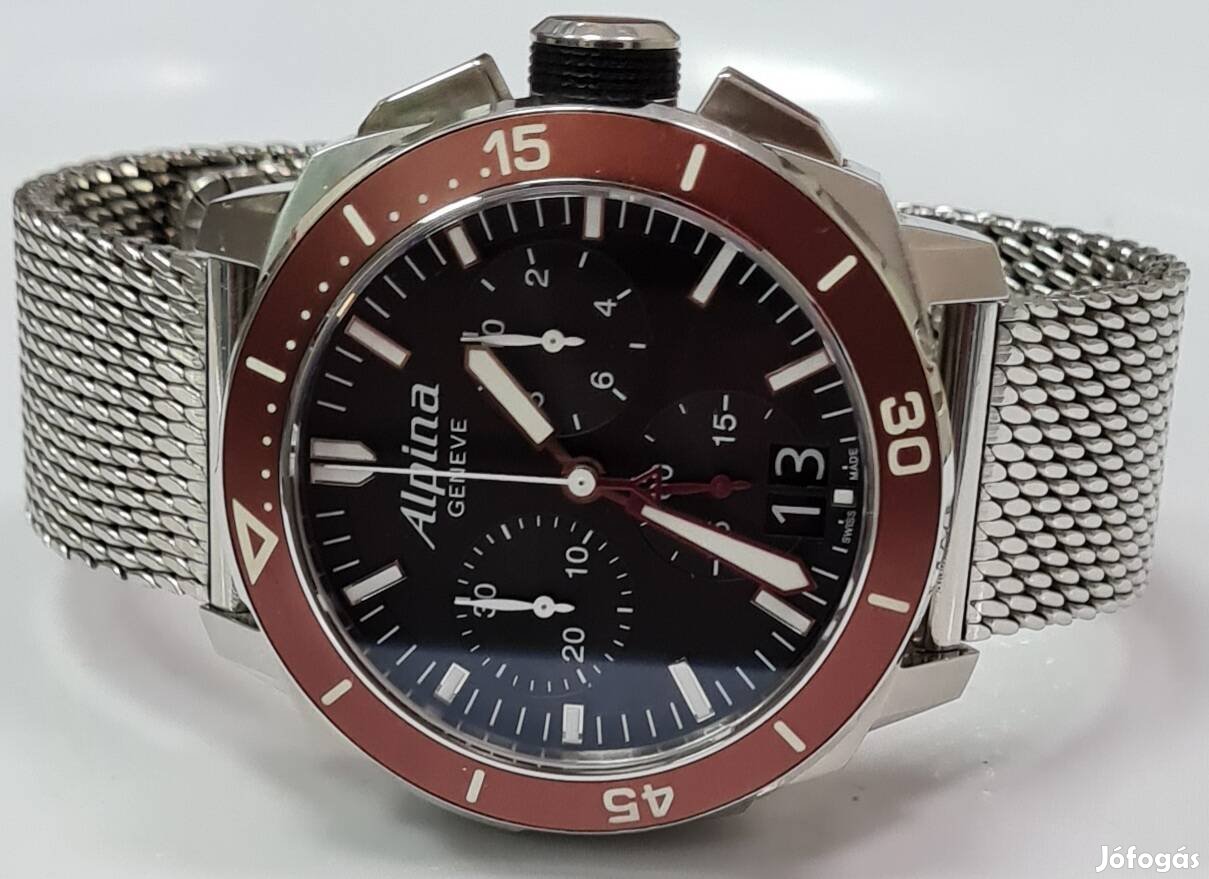 Alpina Seastrong Chronograph Big Date 300méter 