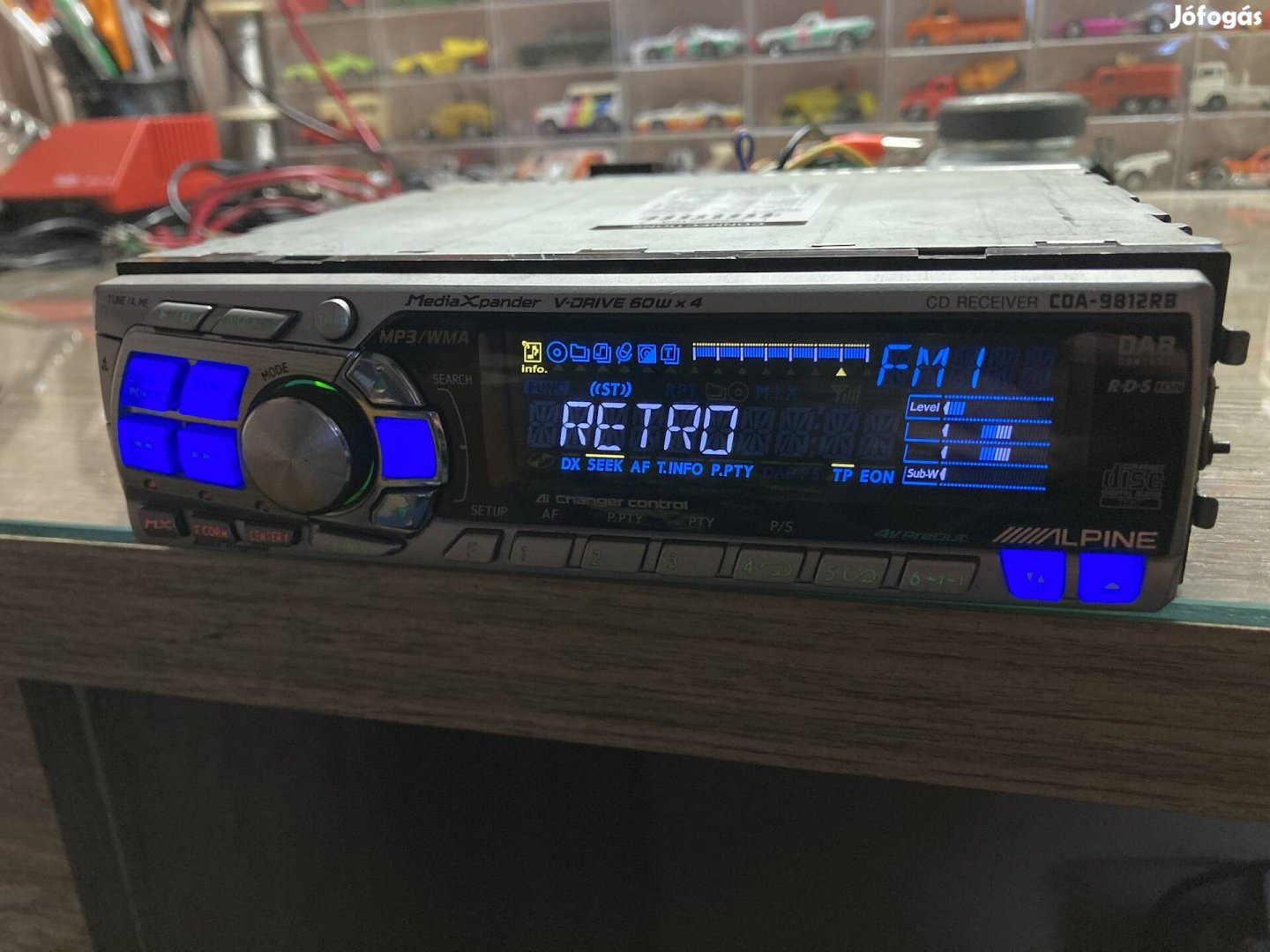 Alpine CDA-9812RB radio magno fejegység 