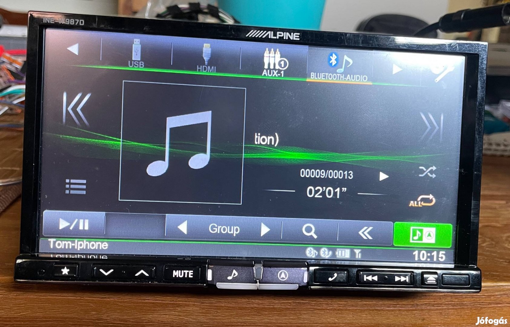 Alpine Ine-987D multimédia fejegység