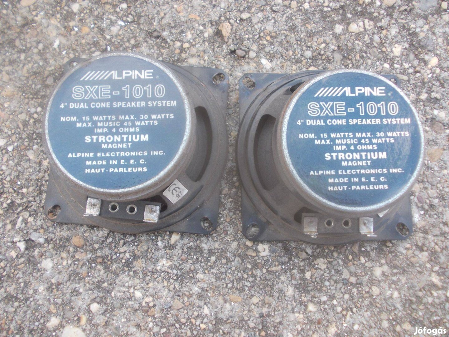 Alpine Sxe-1010 hangszóró pár 45 watt 4 ohm 10 cm