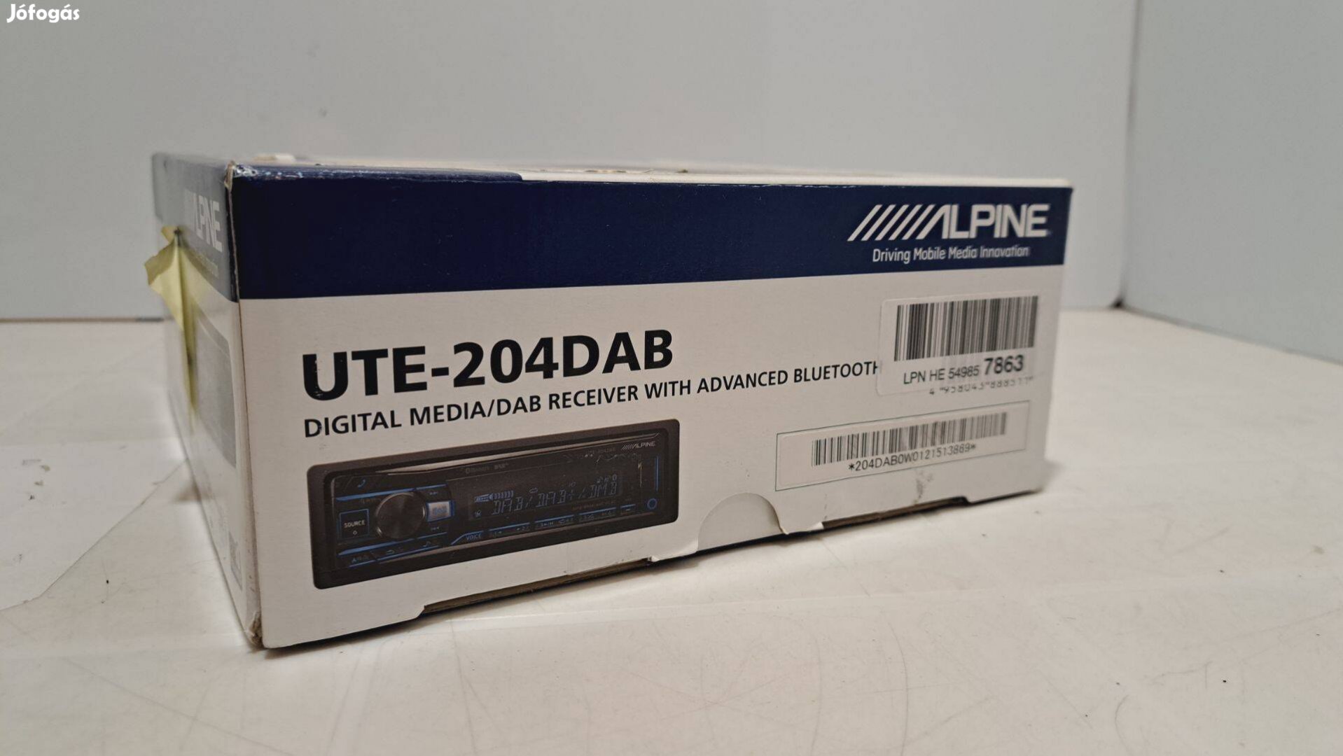 Alpine UTE-204DAB Autórádió USB /BLUETOOTH /RGB
