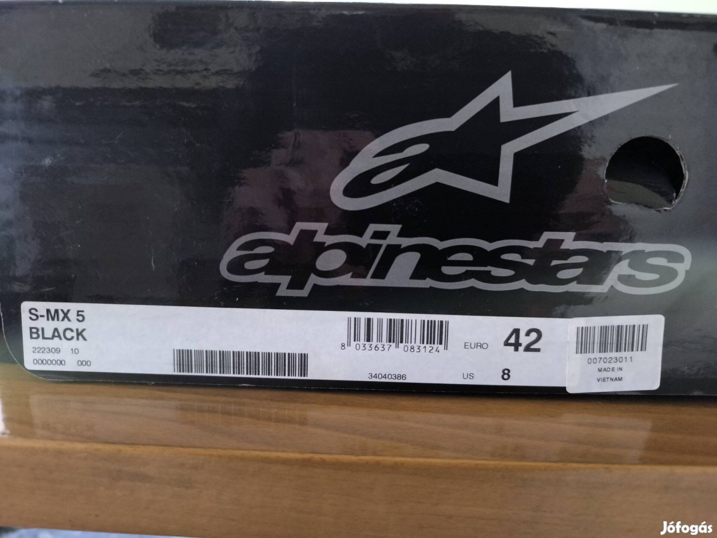 Alpinestars S-MX5 Black 42-es motoros csizma 