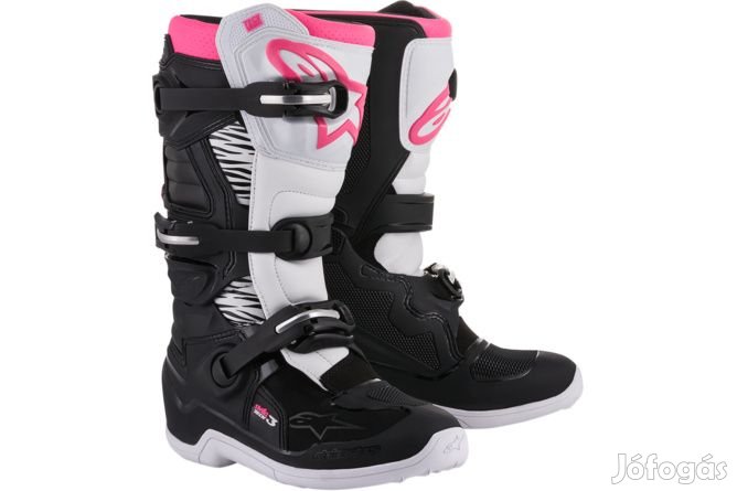 Alpinestars Stella TECH 3 OFFROAD CSIZMA FEKETE/FEHÉR/RÓZSASZÍN 36