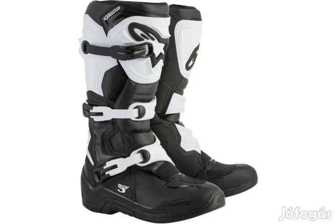 Alpinestars Tech 3 TEREPMOTOROS CSIZMA FEKETE/FEHÉR 39