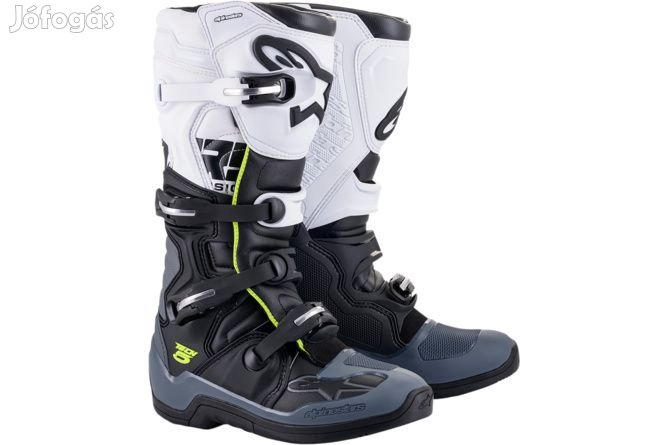 Alpinestars Tech 5 fekete/szürke/fehér 12-es csizma