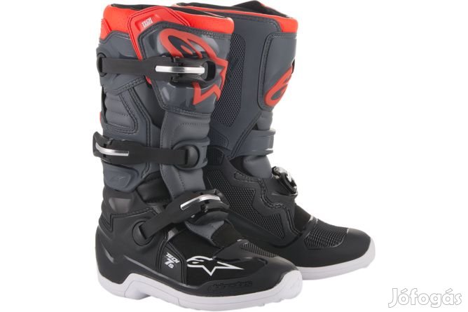 Alpinestars Tech 7S csizma fekete / szürke / piros 37