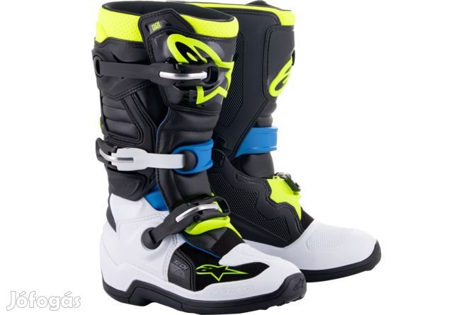 Alpinestars Tech 7s csizma fekete / kék / neon sárga 42