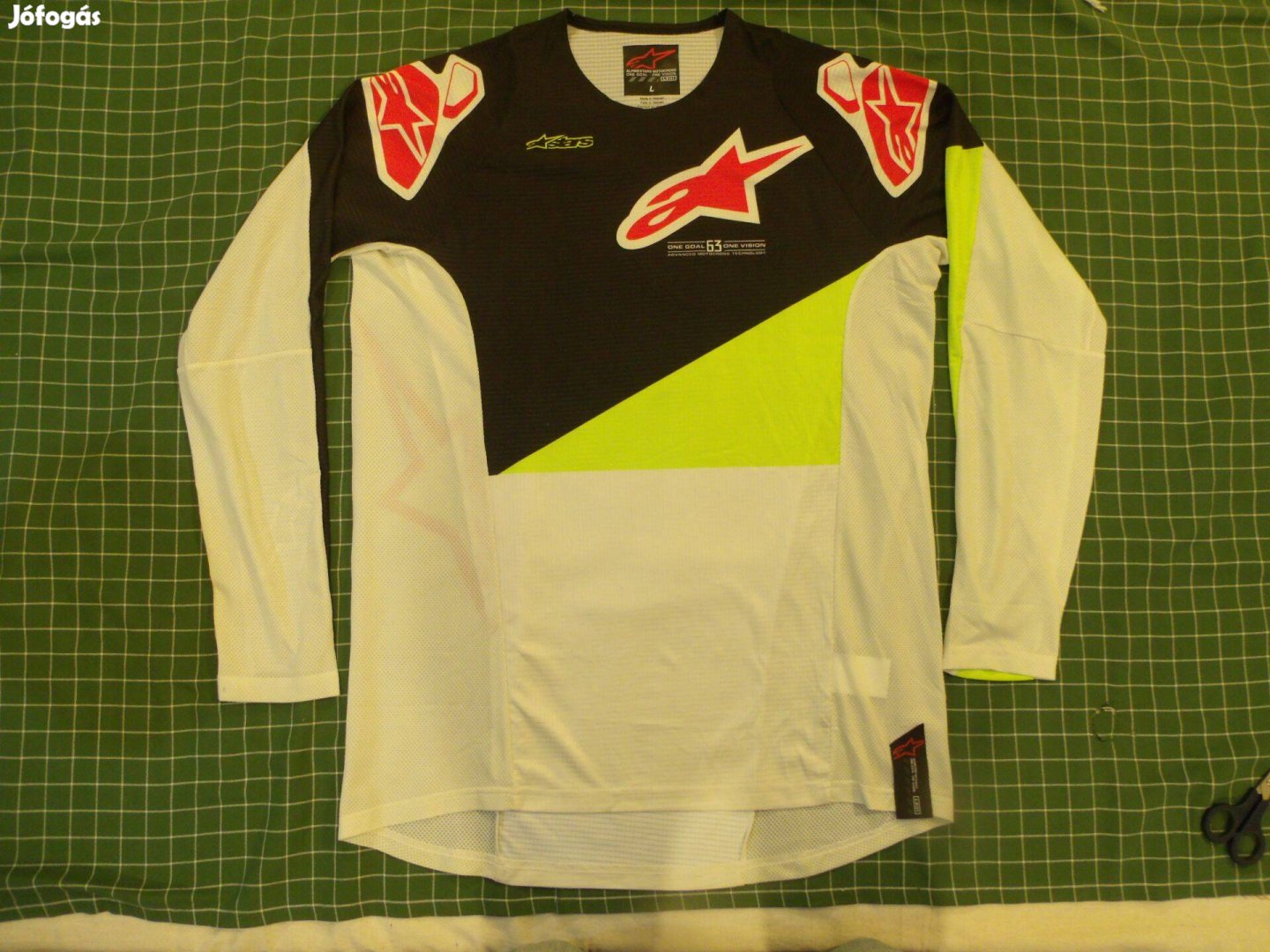 Alpinestars Techstar Factory MX cross mez, L méret, szélessége 56cm