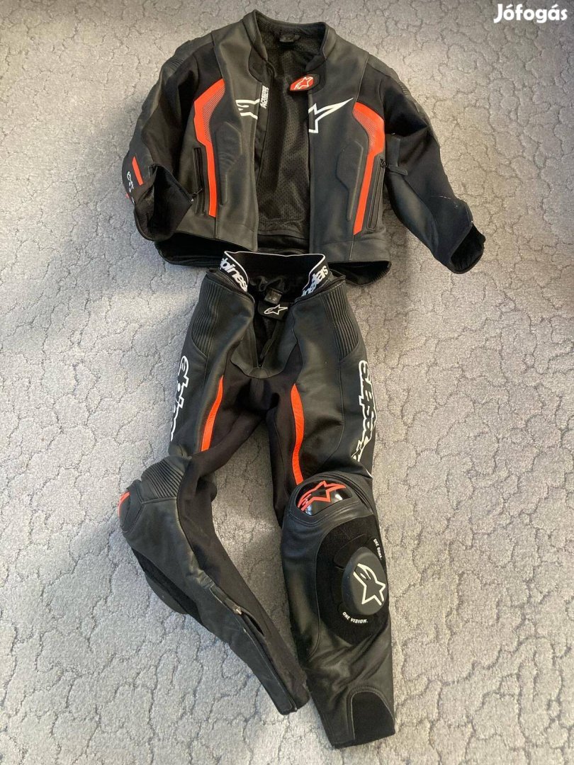 Alpinestars motoros bőrruhák eladók, kétrészes 50-es és 46-os méret