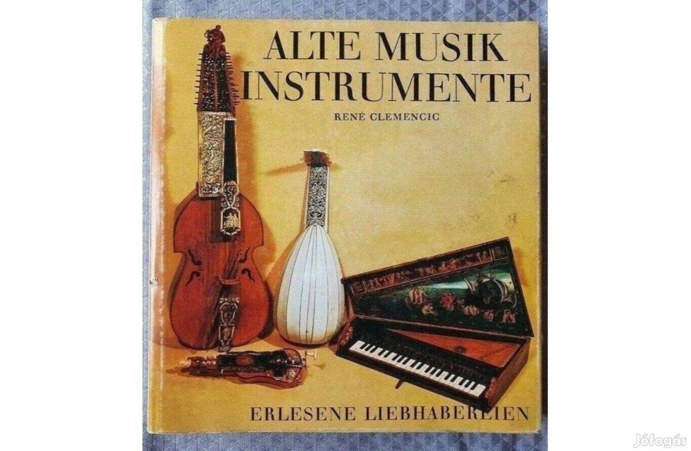 Alte musik instrumente német nyelvű könyv