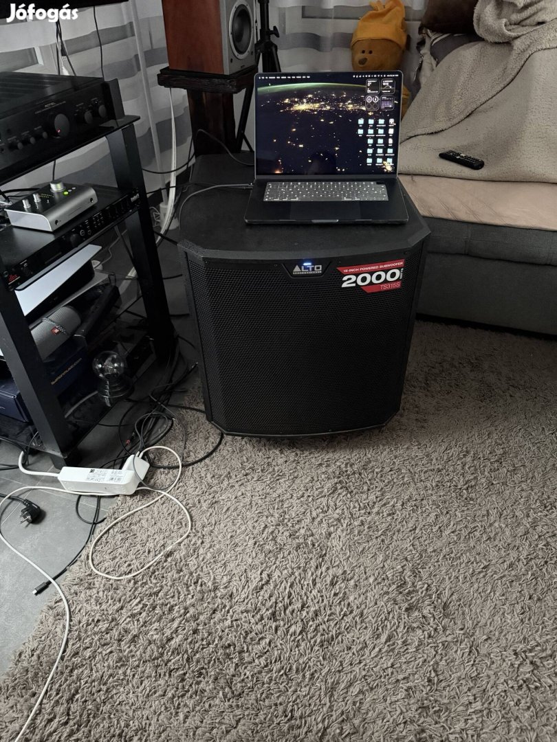Alto TS315S Sub -Mélynyomó 1000 Watt RMS!