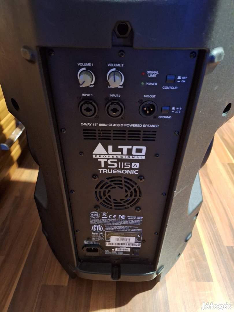 Altó aktív Ts 115A plusz berhinger mixer. Szuper áron