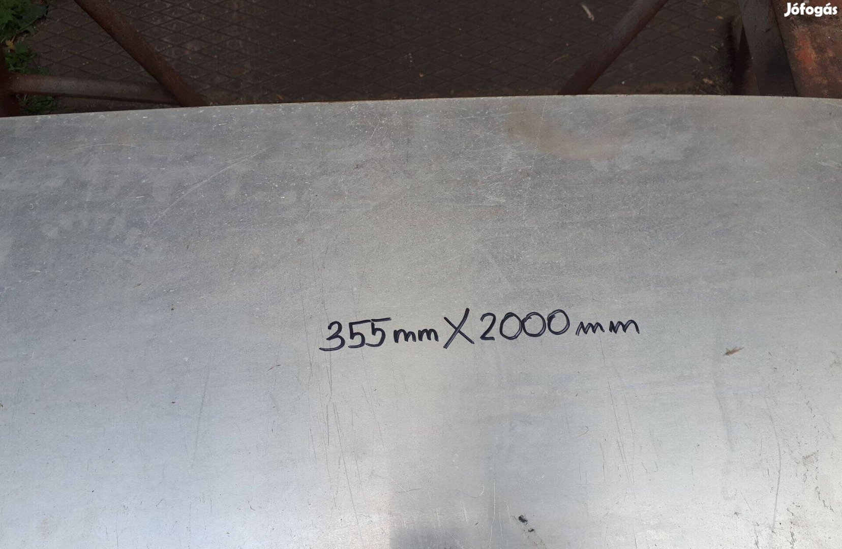 Alu lemez 1,5x355x2000 mm-es eladó !