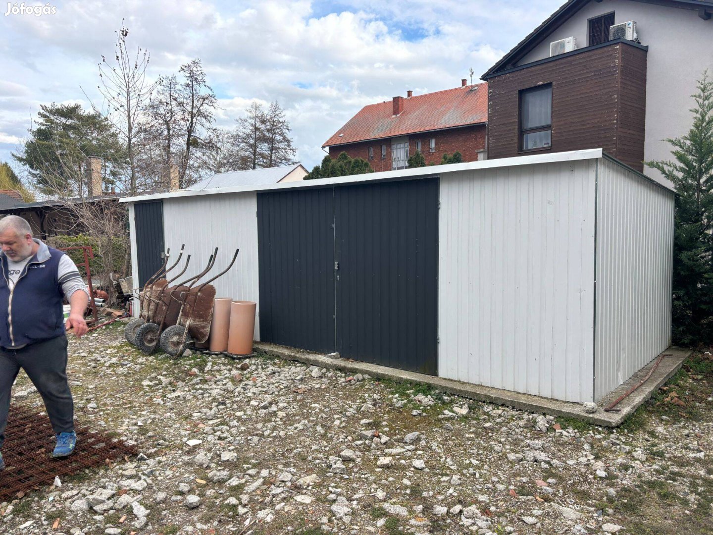 Alu lemez garázs eladó