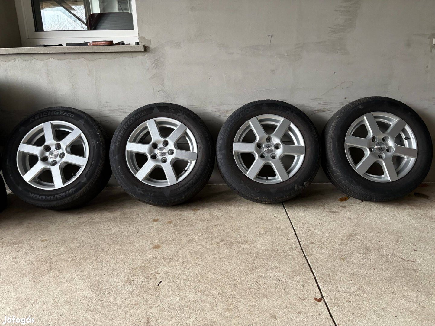 Aluett 5x114.3 15" alufelnik nyári gumikkal olcsón